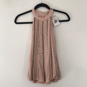 Make an offer! Free People Beaded Racerback Tank